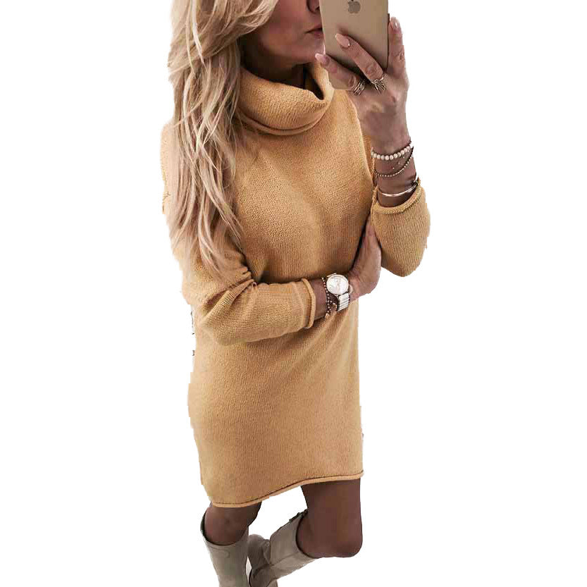 Robe Pull à Longues Manches