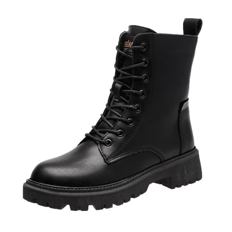Bottes d'Hiver en Cuir Noir : Chaleur et Style pour l'Hiver