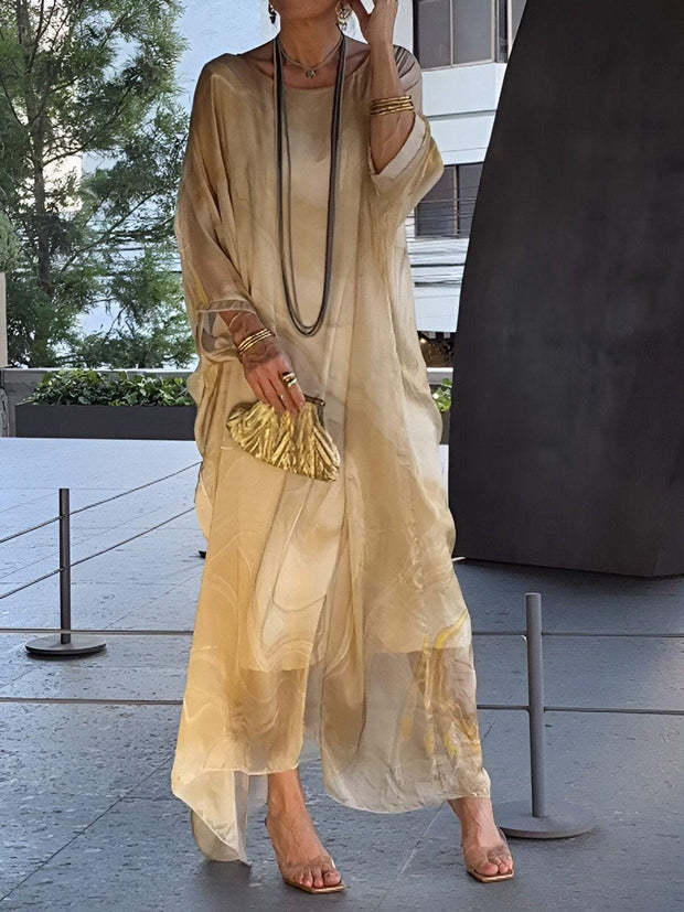 Robe Amna en Mousseline de Soie