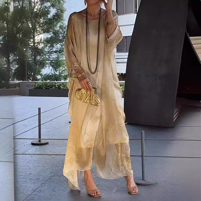 Robe Amna en Mousseline de Soie