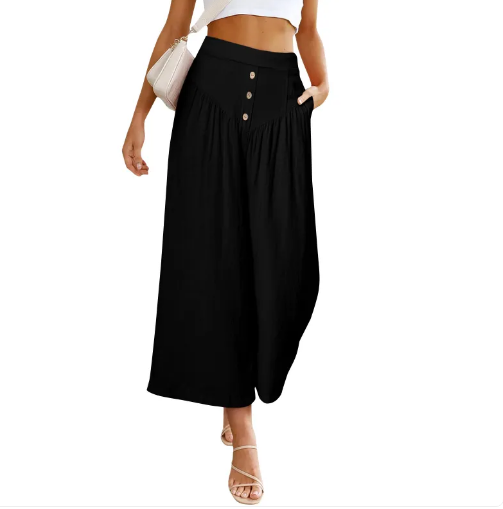 Pantalon Palazzo en Lin pour Femmes