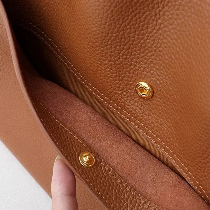 Sac à main en cuir de tous les jours avec grande capacité