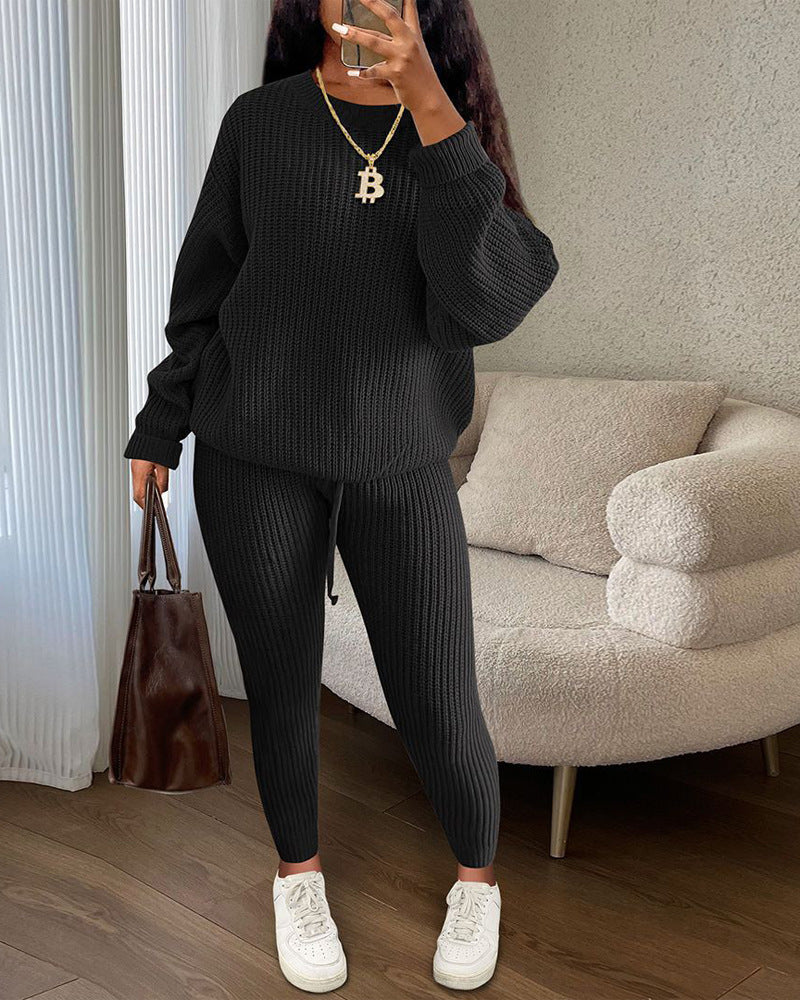 Ensemble Tricoté Chic et Confortable