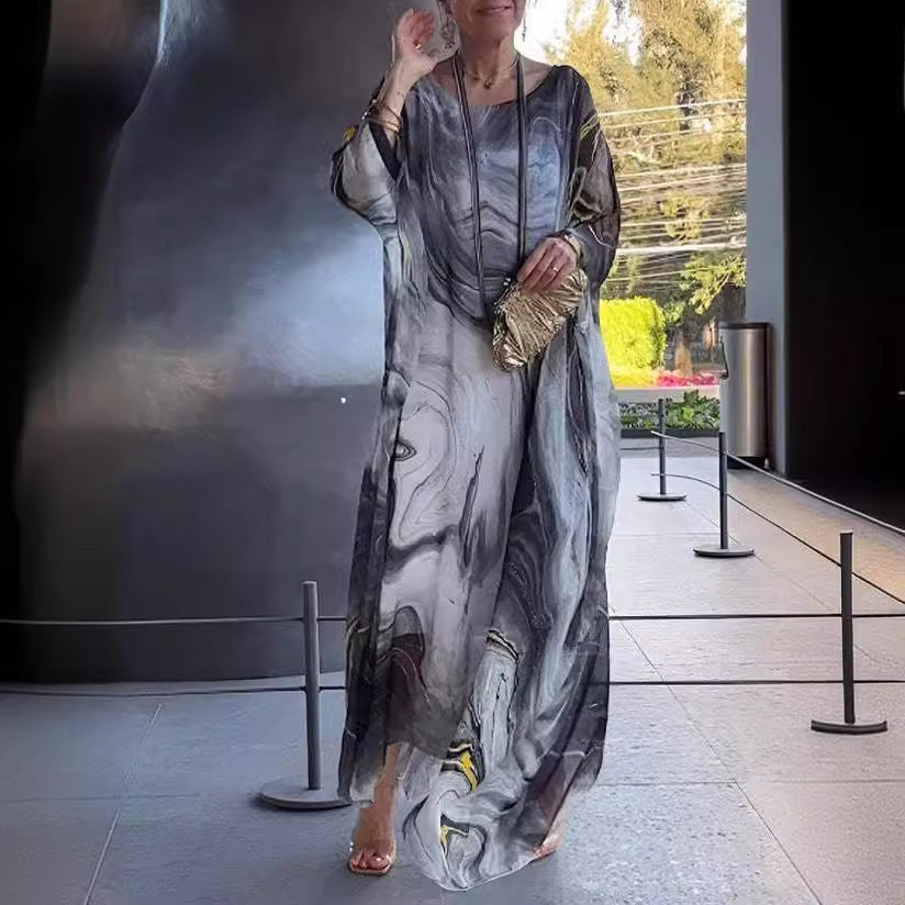 Robe Amna en Mousseline de Soie