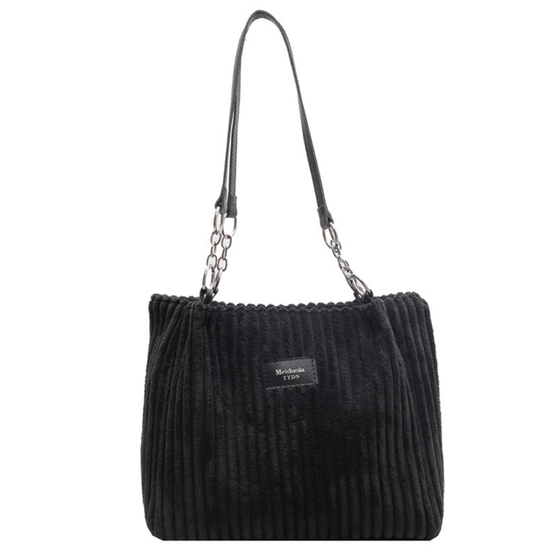CLARA | Sac fourre-tout en velours côtelé